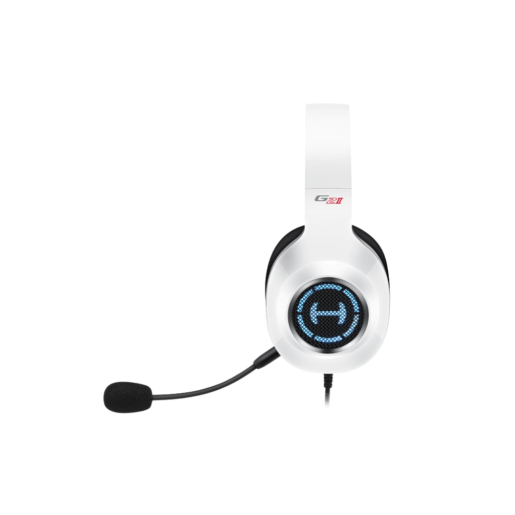 Edifier G2 II White 7.1 Gaming Headset Light Weight Design Plug and Unplug 50mm Speaker Driver Immersive Sound Effects