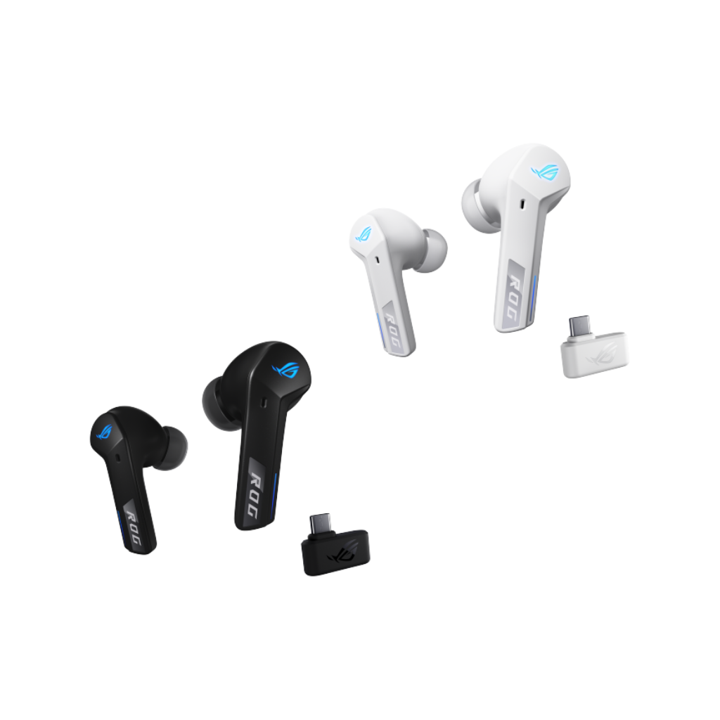 ASUS ROG Cetra True Wireless Speednova ANC In-Ear RGB Black Gaming Headphone R55ES (Black/White)