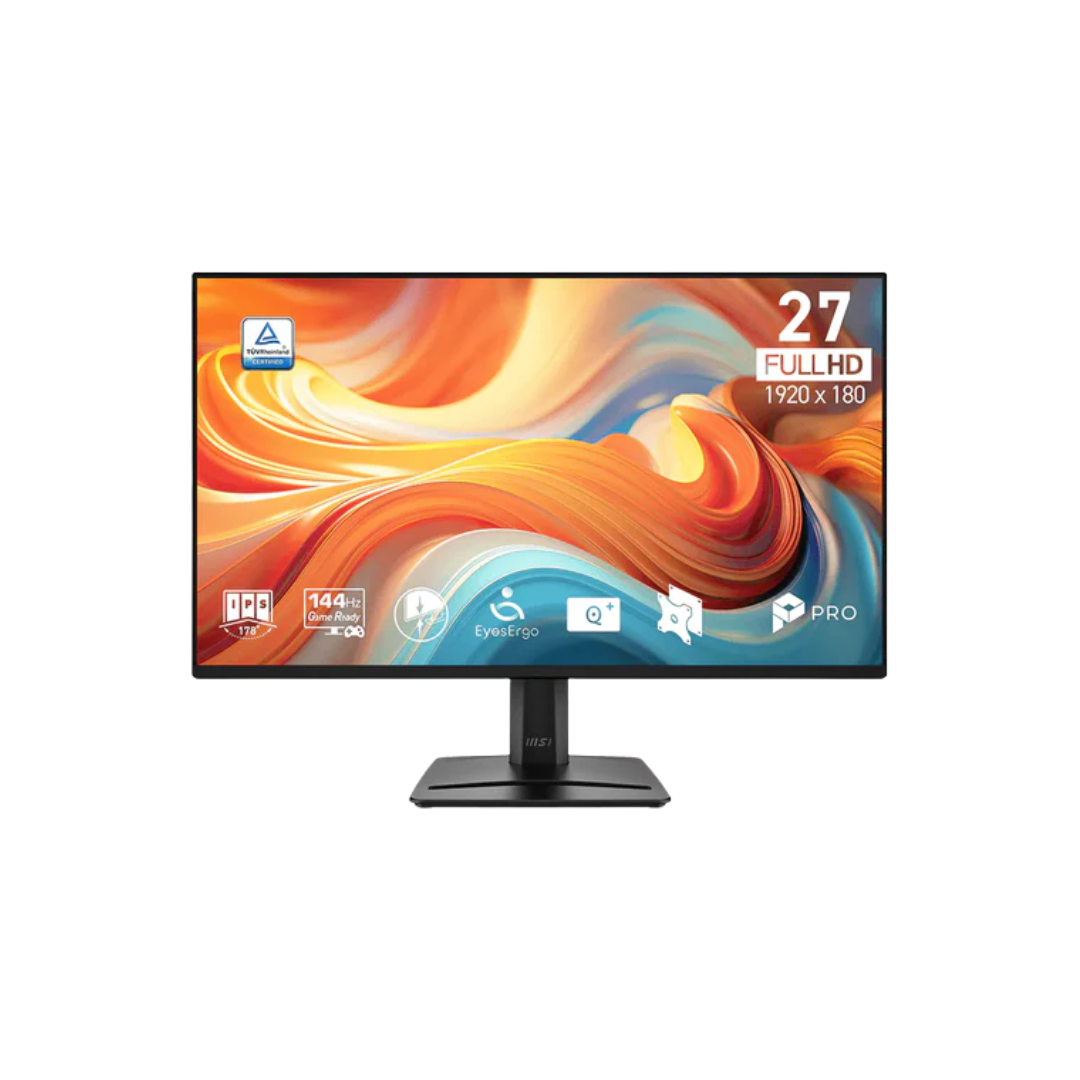 MSI Pro MP275 E14L 27" IPS FHD 1920x1080 144Hz 1ms MPRT/4ms GTG Business & Productivity Monitor With Tilt Adjustment