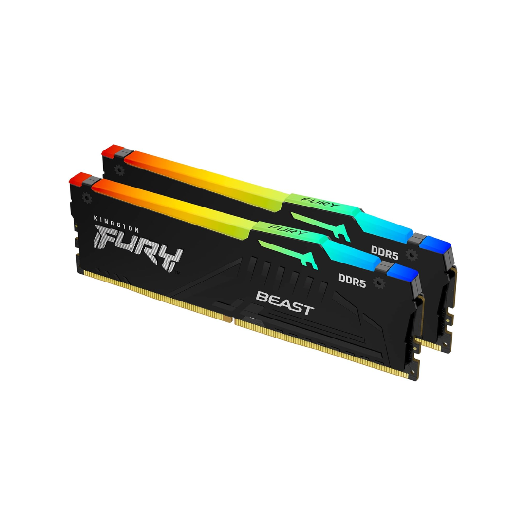 Kingston Fury Beast RGB 32GB DUAL DDR5 6000MT/s CL30 KF560C30BBAK2-32