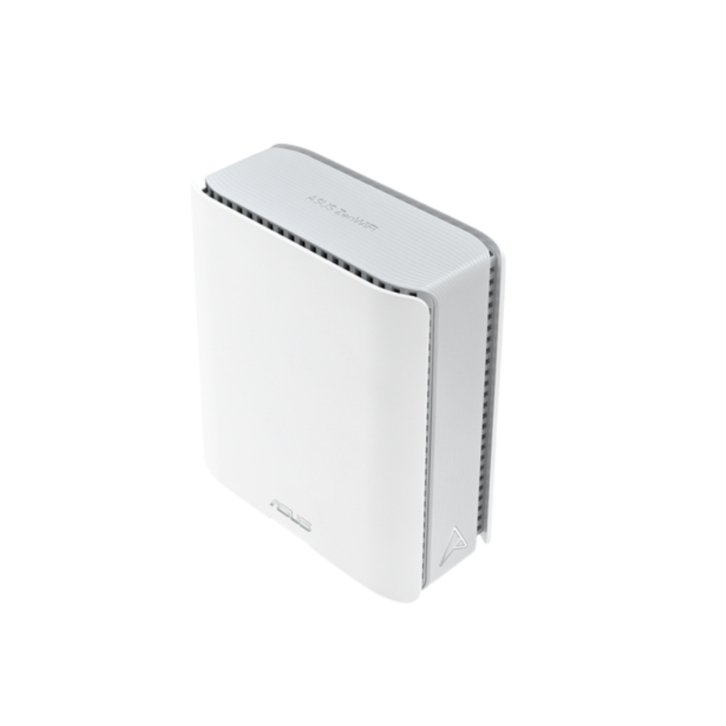 Asus ZenWiFi BT8 1-Pack White WiFi7 Tri-Band Be14000 Aimesh Extendable Router W-1-PK