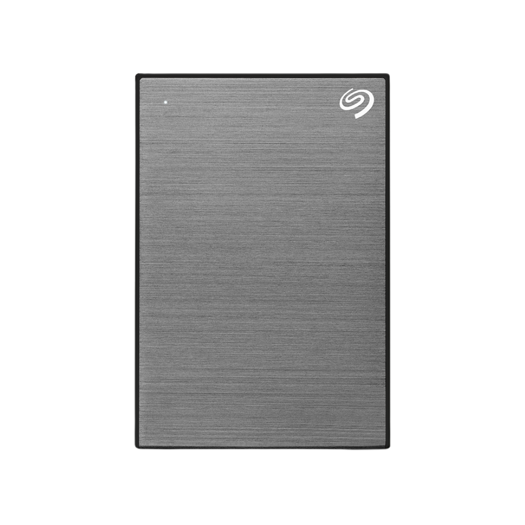 Seagate One Touch 5TB Portable HDD with Password Protection Space Gray