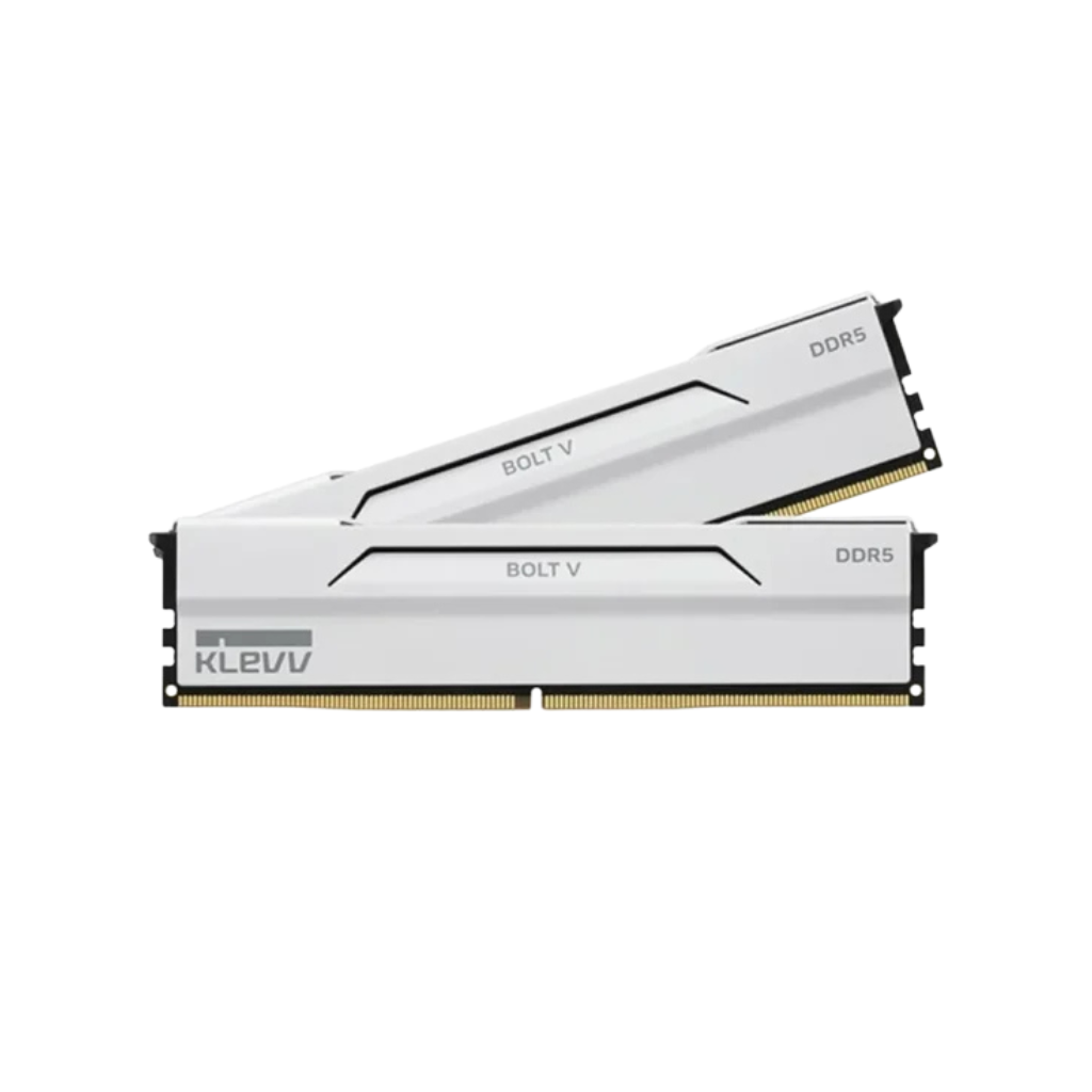 KLEVV Bolt V White 32GB 2x16GB DDR5 6000MTs CL30 KD5AGUA80-60A300I Gaming Desktop RAM