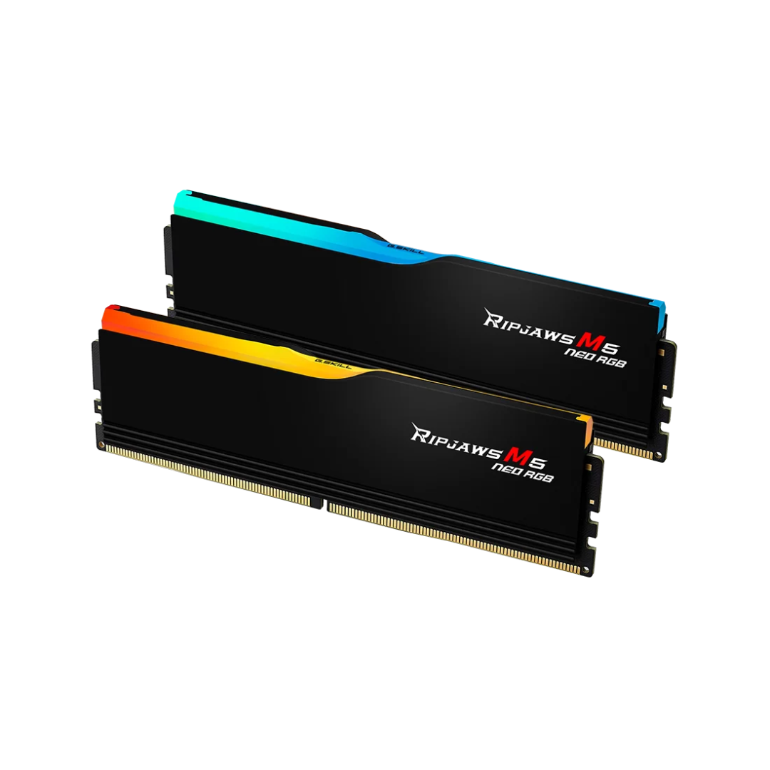 G.Skill Ripjaws M5 Neo RGB 64GB 32GX2 DDR5 6000MT/s Desktop Memory F5-6000J2836G32GX2-RM5NRK