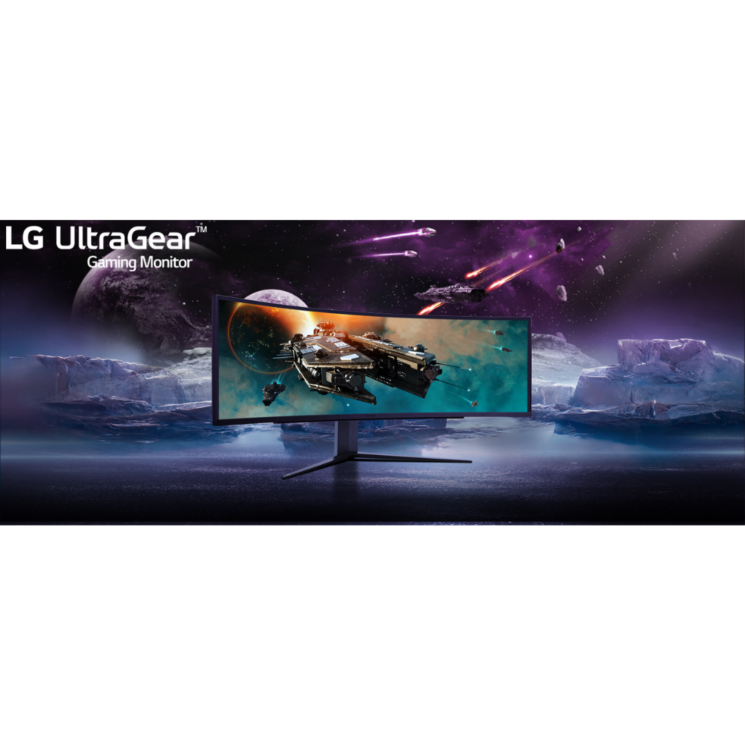 LG 49GR85DC-B 49" Curve Ultragear VA 240Hz Dual QHD 5120x1440 1ms HDMI / DP / USB Gaming Monitor With Vesa Display HDR 1000