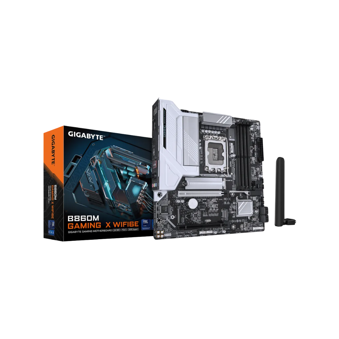 Gigabyte B860M Gaming X WiFi6E 4*D5 mATX LGA1851 Motherboard