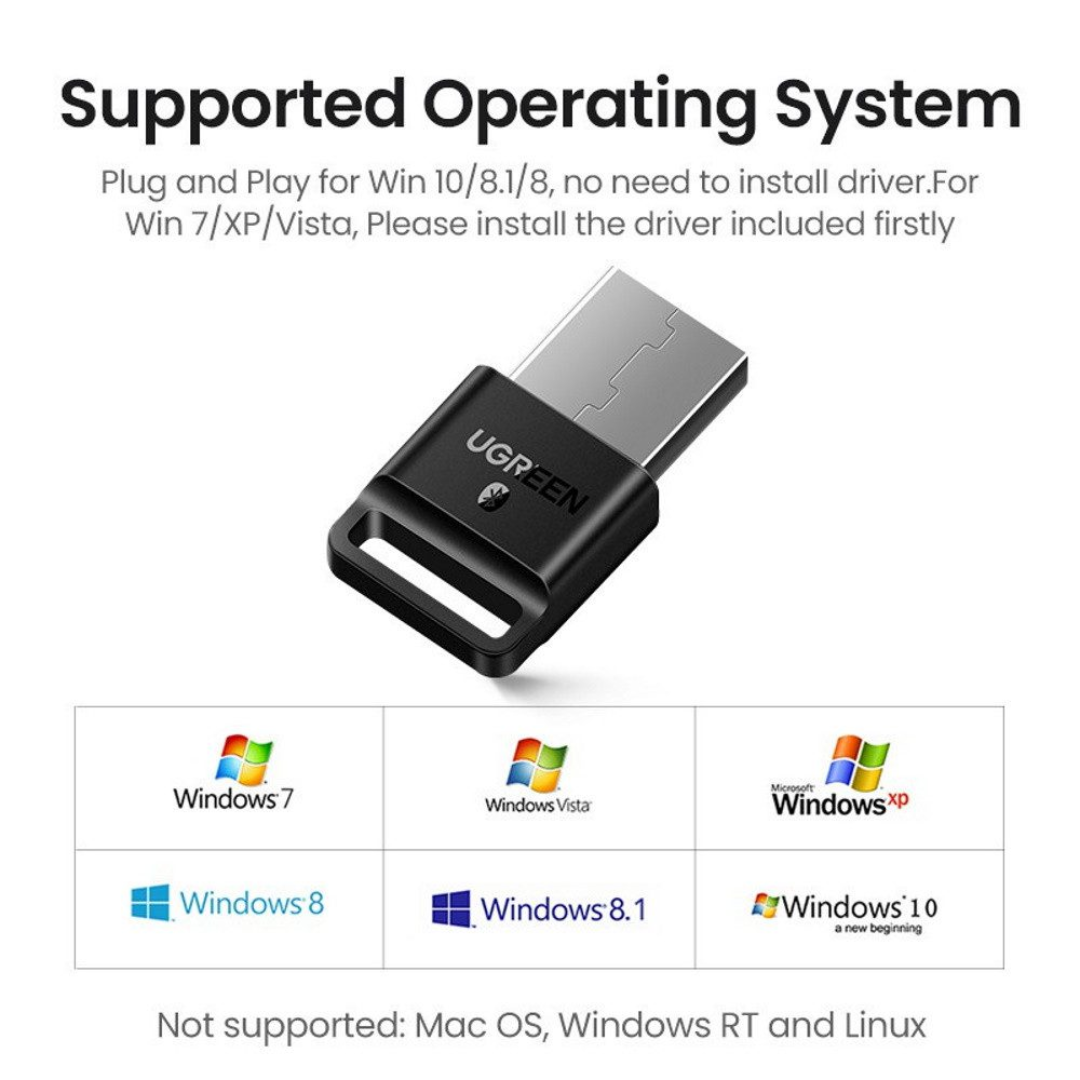 UGREEN USB Bluetooth 4.0 Adapter 30524