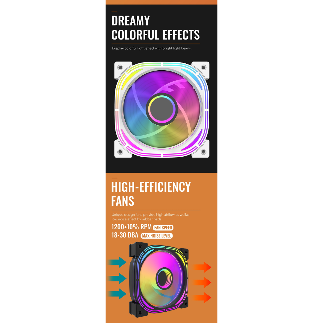 Darkflash Infinity 24R aRGB Reverse Single Fan