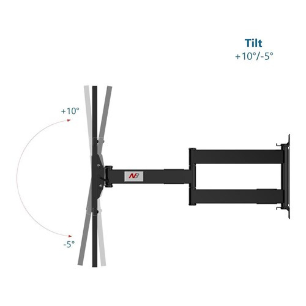 North Bayou NBSP5 WallMount 75''-110'' 200Ibs/90.9kg Vesa 400*400-800*600