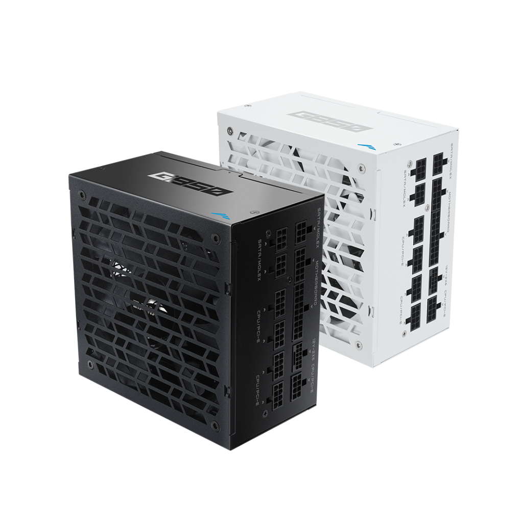 Sama G850 Gold 850W 80+ ATX 3.1 PCIe 5.1 Ready Fully Modular Power Supply with Braided Pattern Cables ( Black G0850-BKGFF001-US | White G0850-WHGFF001-US )