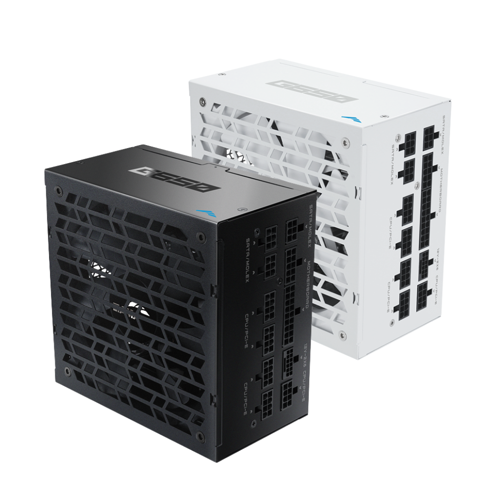 Sama G650 Gold 650W 80+ ATX 3.1 PCIe 5.1 Ready Fully Modular Power Supply with Braided Pattern Cables ( Black G0650-BKGFF001-US | White G0650-WHGFF001-US )