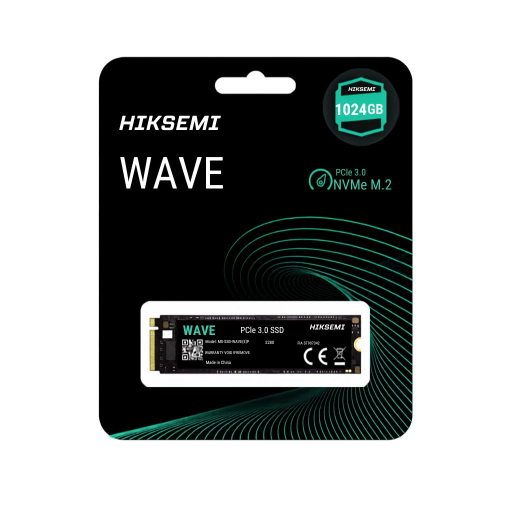 Hiksemi Wave M.2 1TB NVMe PCie 3.0 2280 SSD HS-SSD-WAVE(P)