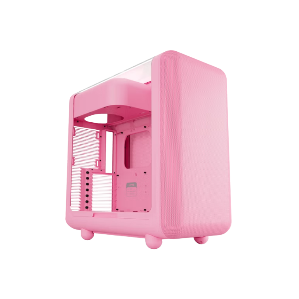 Hyte X50 Glass ATX Mid-Tower Modern Performance PC Case (Pitch Black | Snow White | Matcha | Strawberry Milk | Taro Milk | Glass Red)