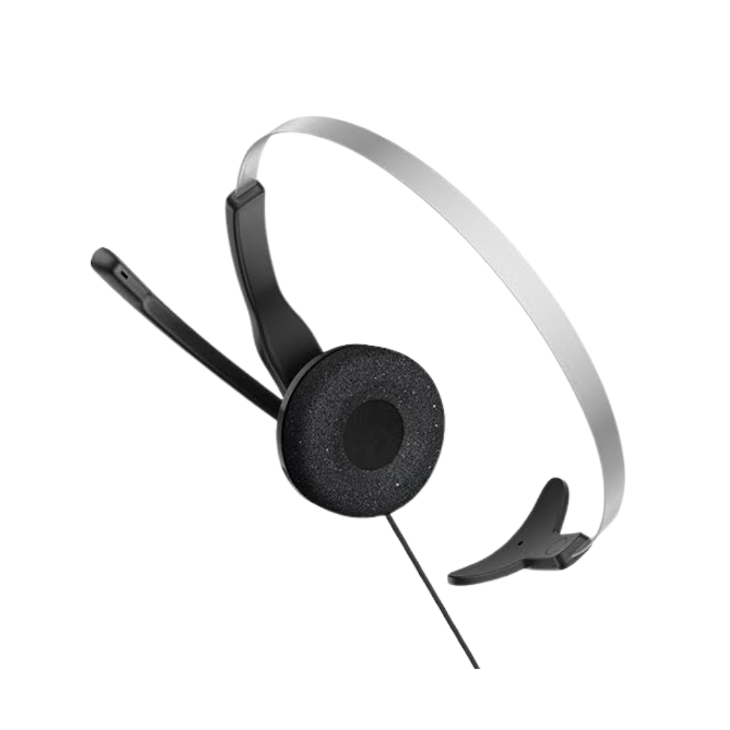 Edifier CC100 Wired Mono Headset with Microphone Built-in mics with AI noise canceling