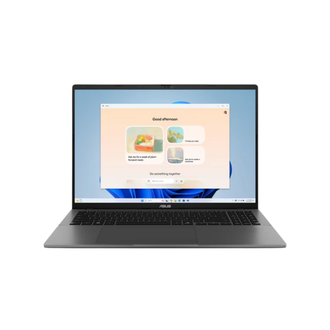 Asus Vivobook S16 S3607VA-RP099WSM Laptop (Matte Gray) | 16" WUXGA 1920x1200 IPS 144Hz | Core 5 210H | 16GB RAM | 512GB SSD | Intel UHD Graphics | Windows 11 Home | MS Office Home 2024 + MS 365 Basic + Asus Backpack