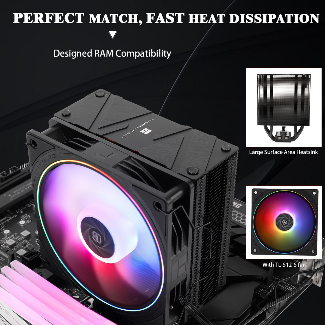 Thermalright Assassin Spirit 120 Evo ARGB Black CPU Air Cooler