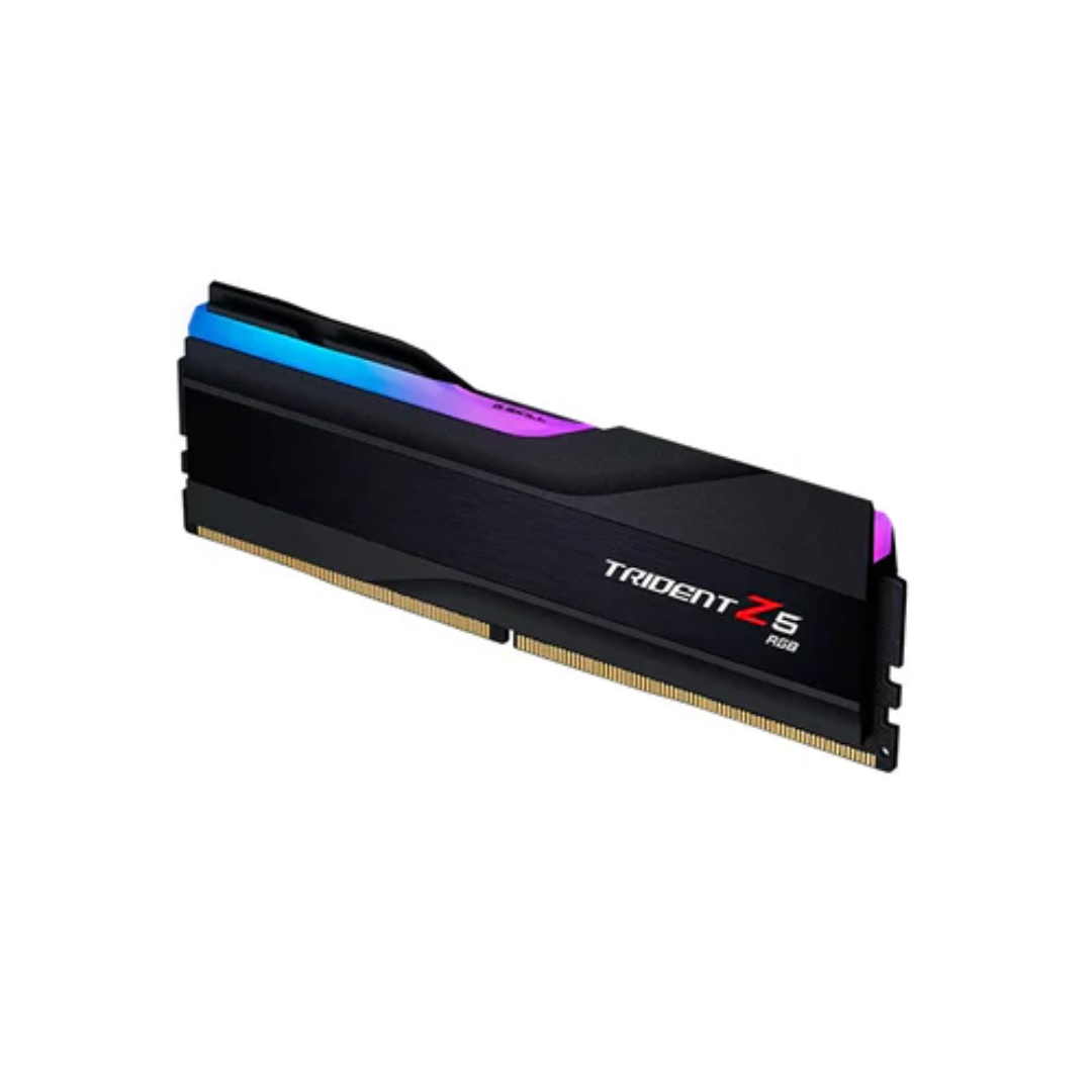 G.Skill Trident Z5 RGB 16GB 16x1 DDR5 6000MT/s F5-6000J3636F16GX1-TZ5RK Desktop Memory