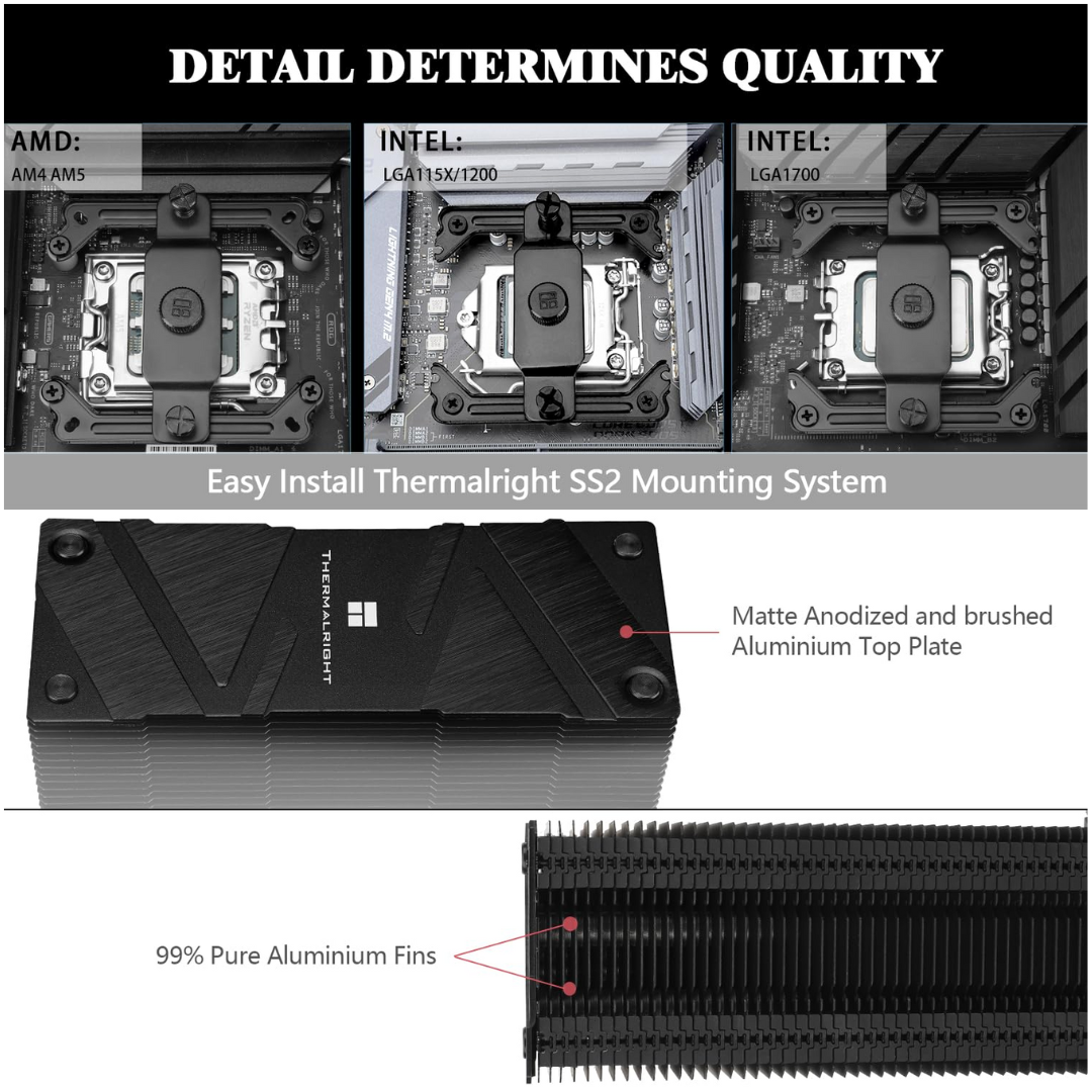 Thermalright Assassin Spirit 120 Evo ARGB Black CPU Air Cooler