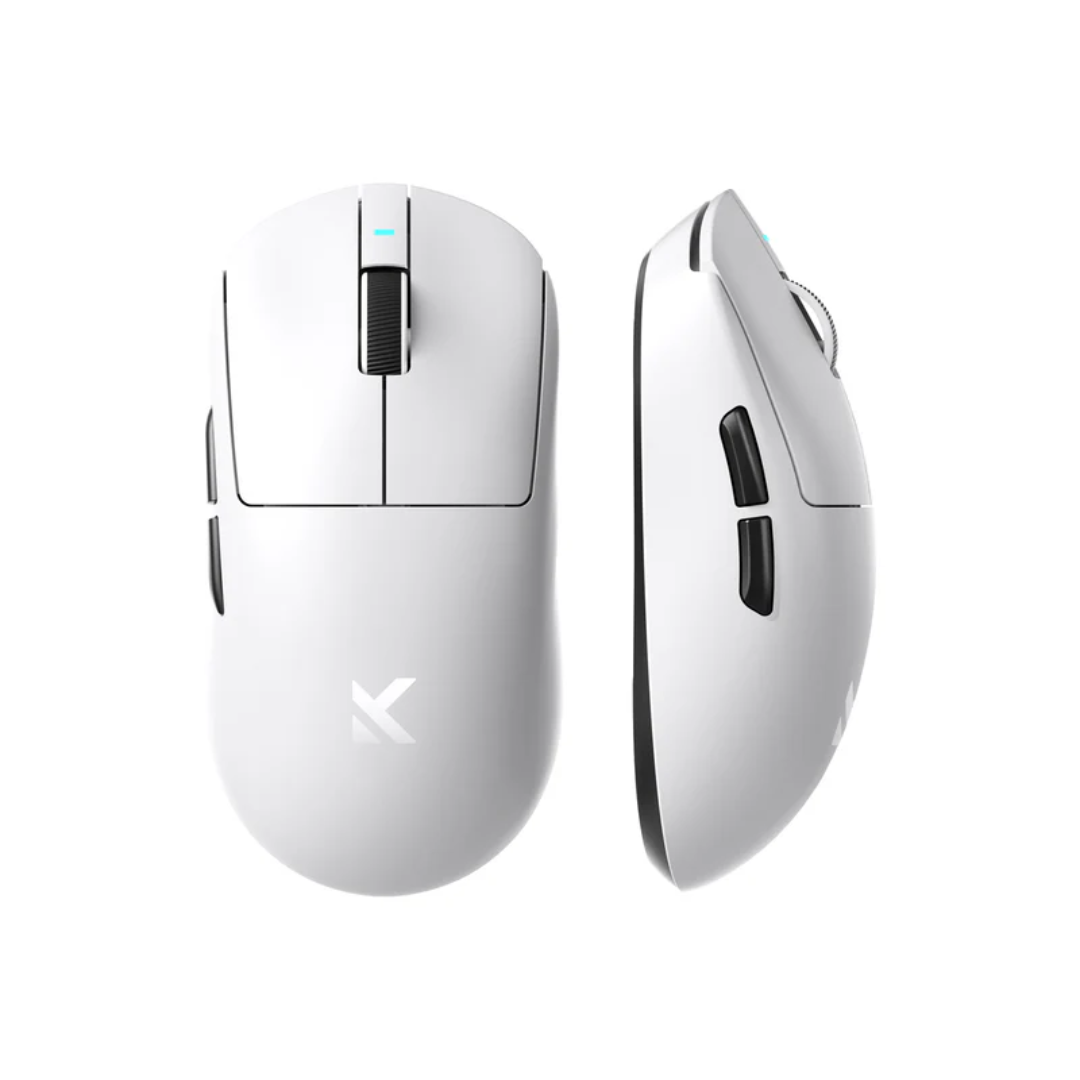 MCHOSE A7 Ultra Lightweight Tri-Mode Wireless Gaming Mouse White