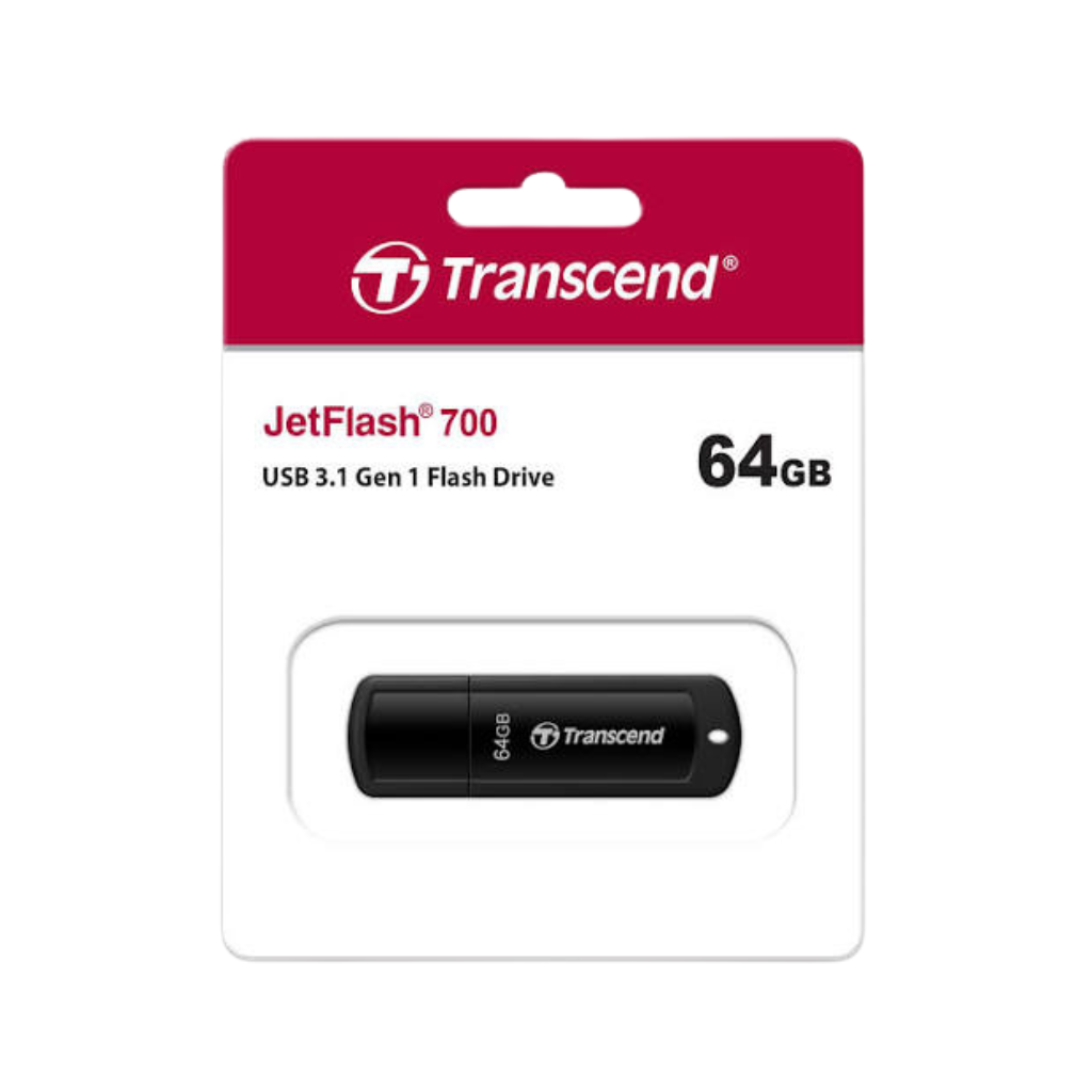 Transcend JetFlash 700 64GB USB3.1 Flash Drive TS64GJF700
