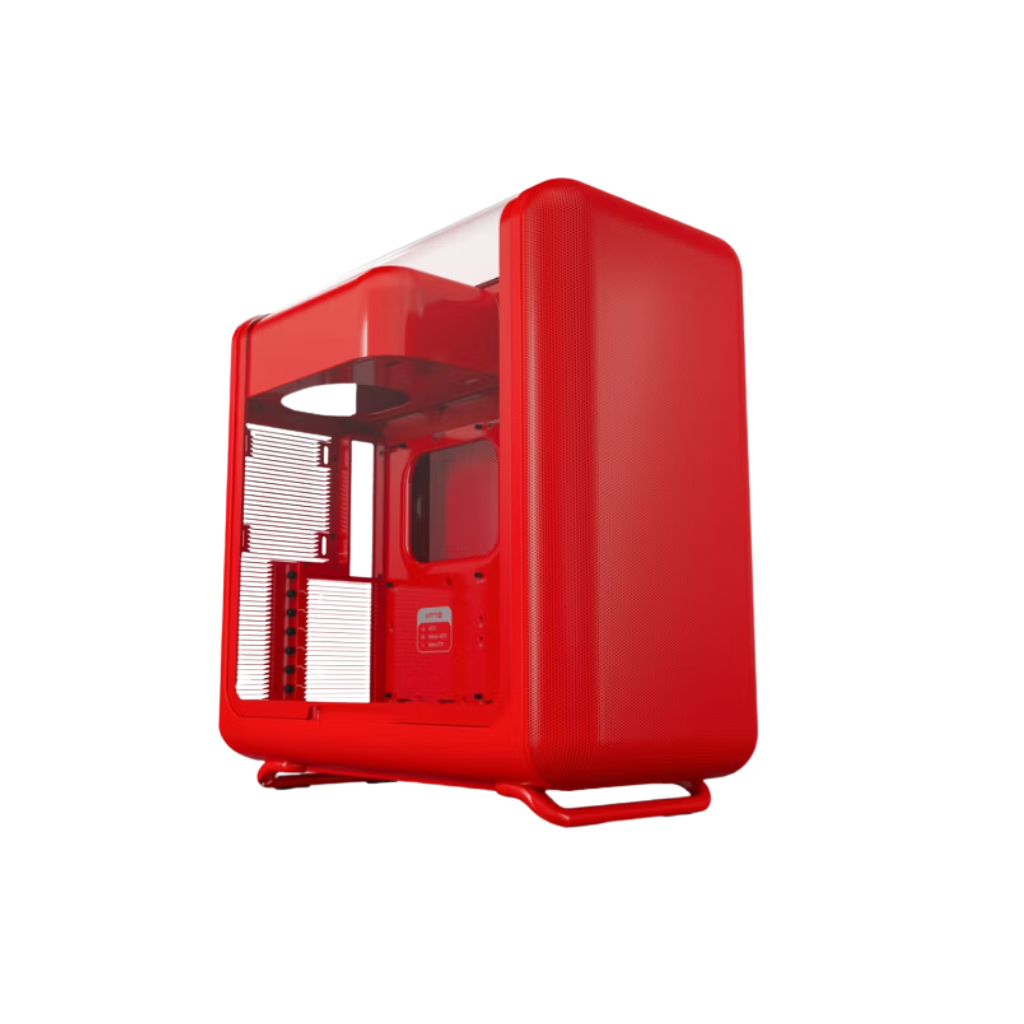 Hyte X50 Glass ATX Mid-Tower Modern Performance PC Case (Pitch Black | Snow White | Matcha | Strawberry Milk | Taro Milk | Glass Red)