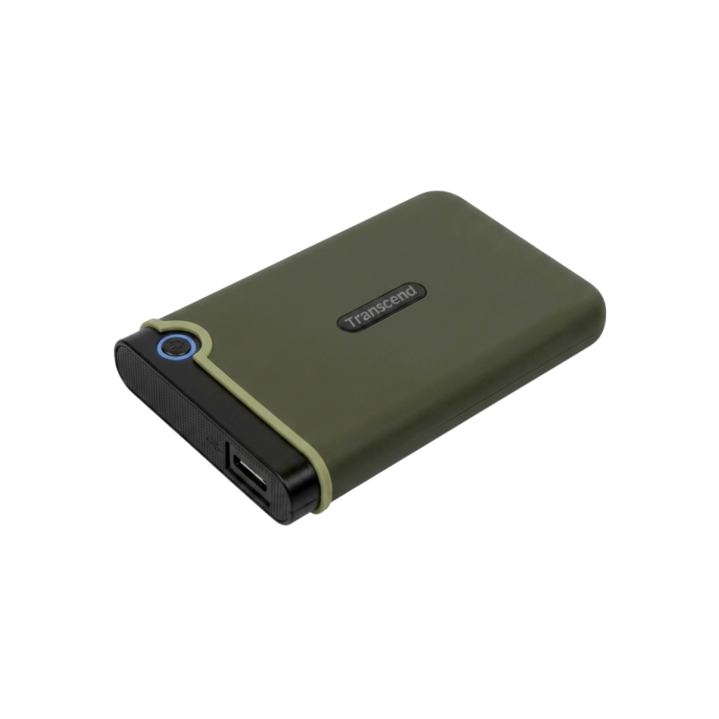 Transcend 2TB Green Portable Slim Hard Drive TS2TSJ25M3G