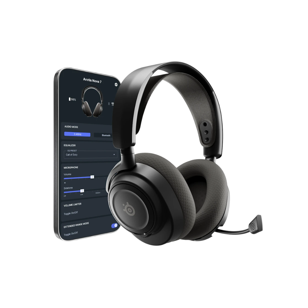 SteelSeries Arctis Nova 7 Gen 2 Wireless Gaming Headset for PC (Black 61730 | White 61731 | Magenta 61732)