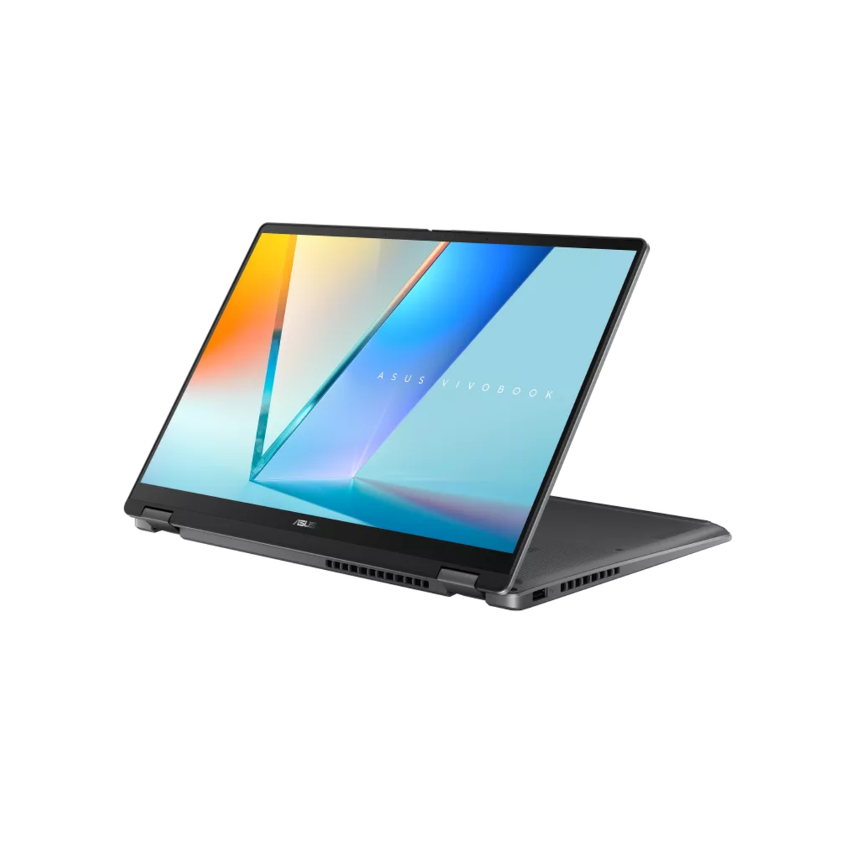 ASUS Vivobook 14 Flip TP3407SA-SG167WSM Laptop (Matte Gray) | 14" WUXGA 1920x1200 OLED | Core Ultra 5 226V | 16GB RAM | 512GB SSD | Intel Arc Graphics | Windows 11 Home | MS Office Home 2024 + MS 365 Basic | ASUS Backpack