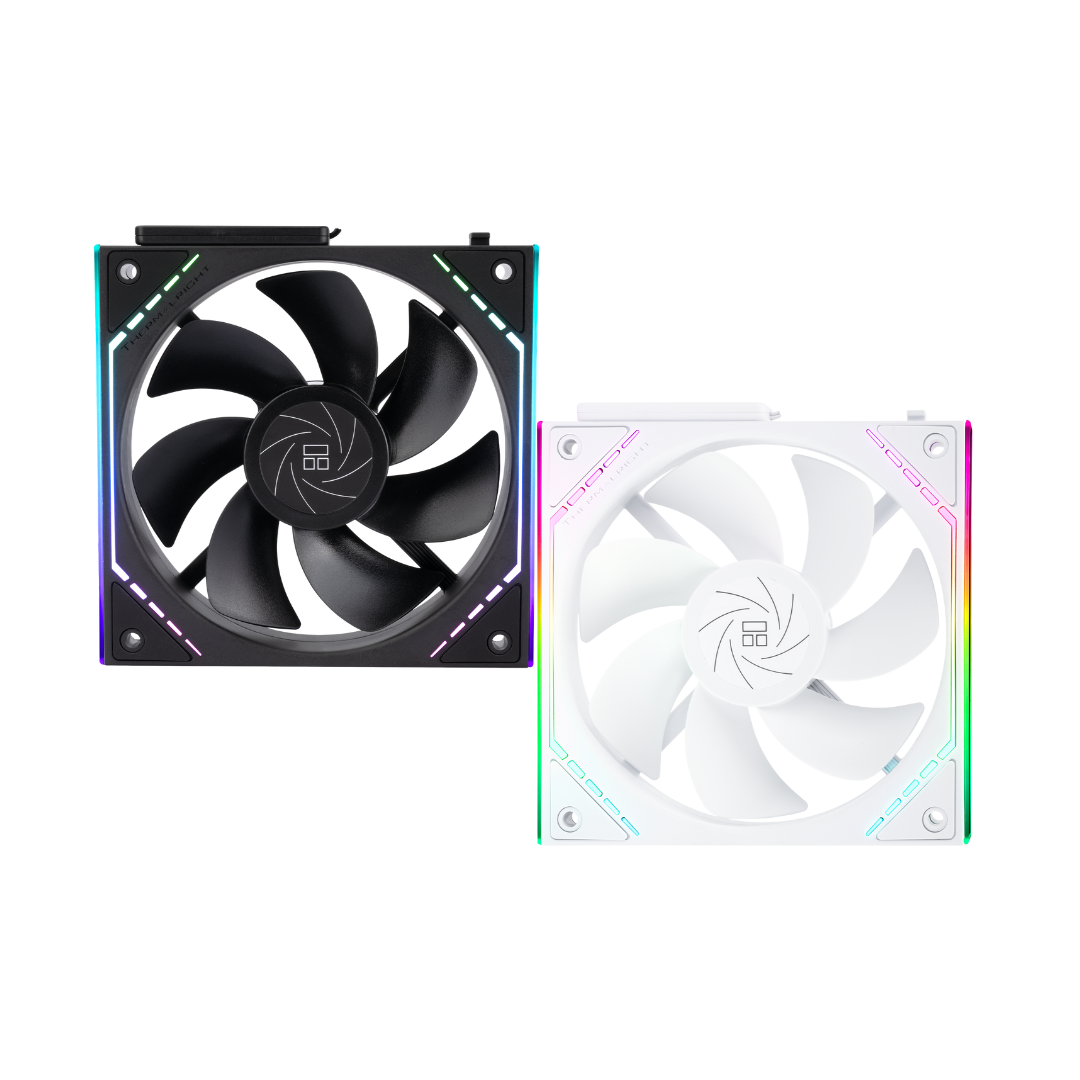 Thermalright ( Black TL-M12QR / White TL-M12QRW ) ARGB Block Splicing Reverse FAN