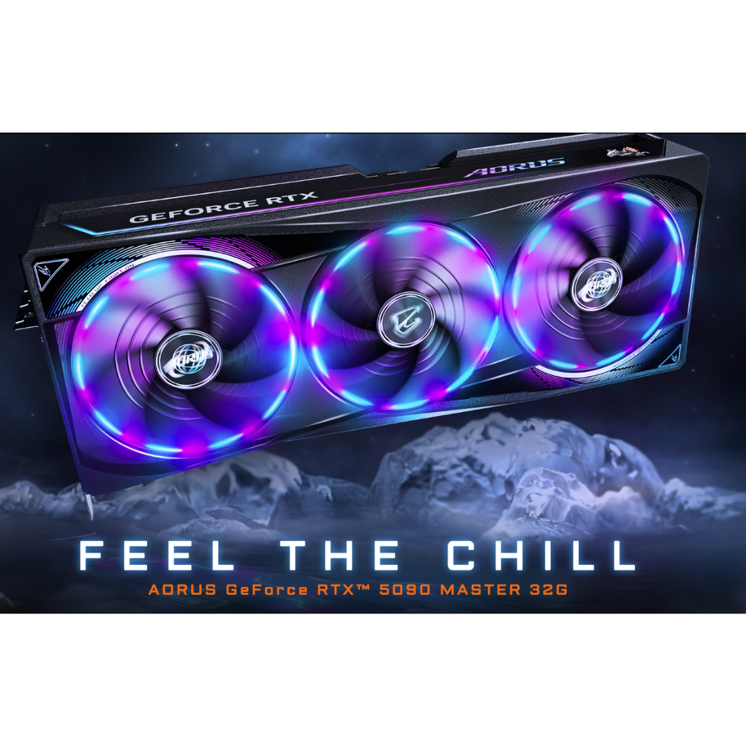 Gigabyte RTX 5090 Aorus Master 32G GV-N5090AORUS-M-32GD Graphics Card (Must be purchased with Gigabyte AIO)