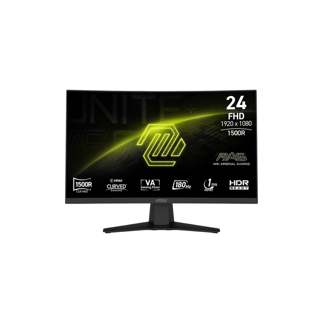 MSI MAG 244C CURVED 23.6" VA 180Hz FHD 1920x1080 Adaptive Sync Monitor