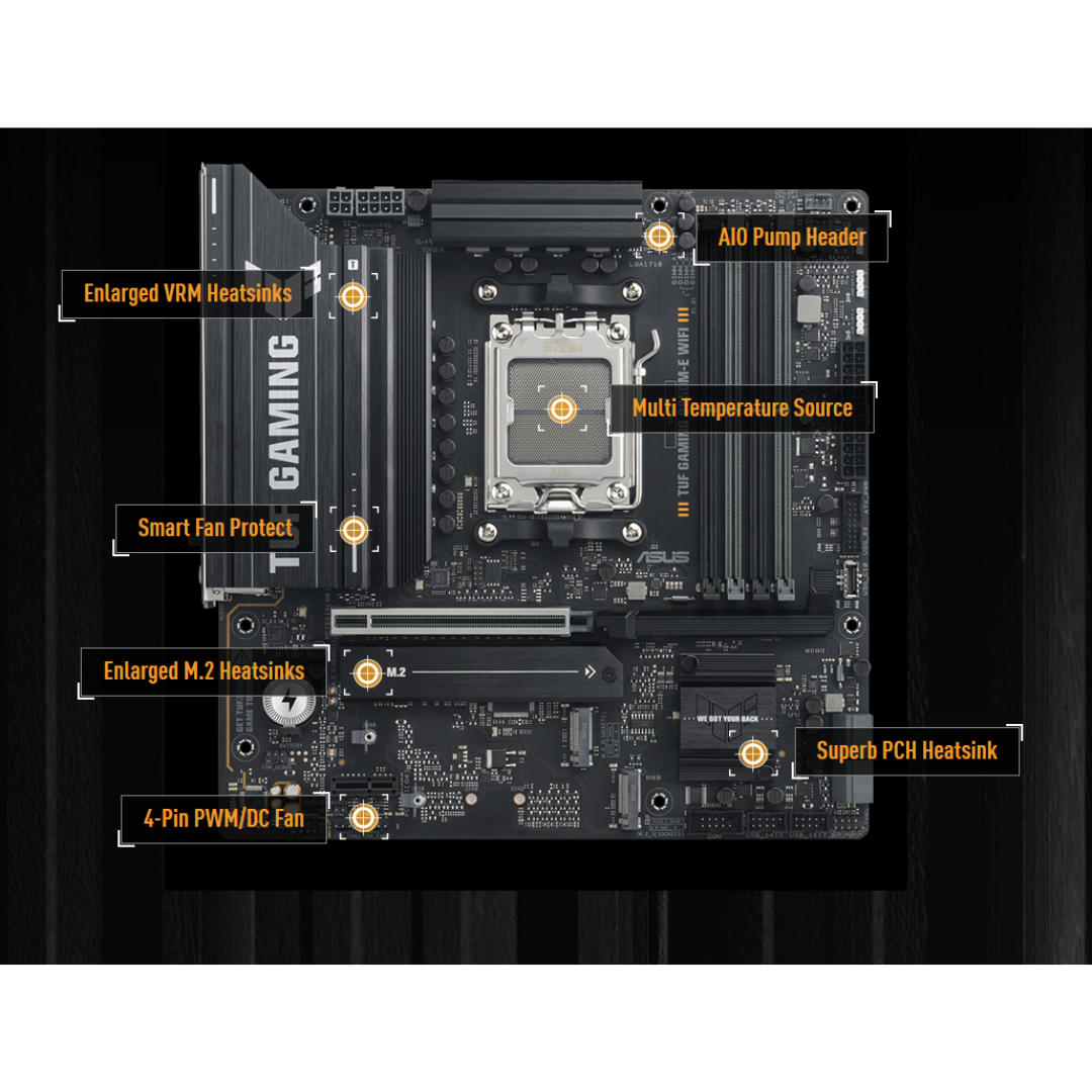 Asus TUF Gaming B850M-E WiFi DDR5 AM5 Motherboard