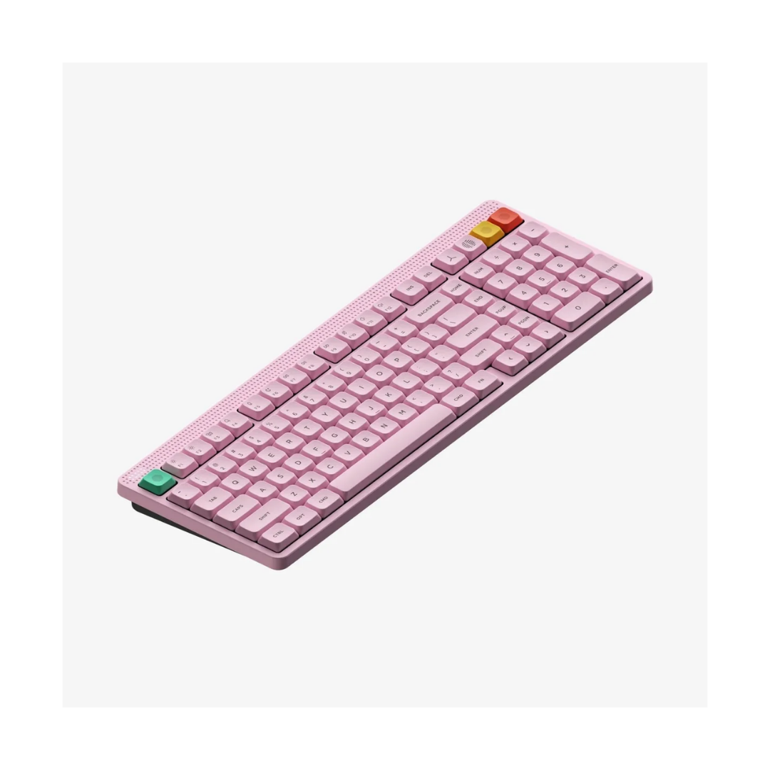 Nuphy Node100 Low-Profile Pink / Blush Nano Keyboard