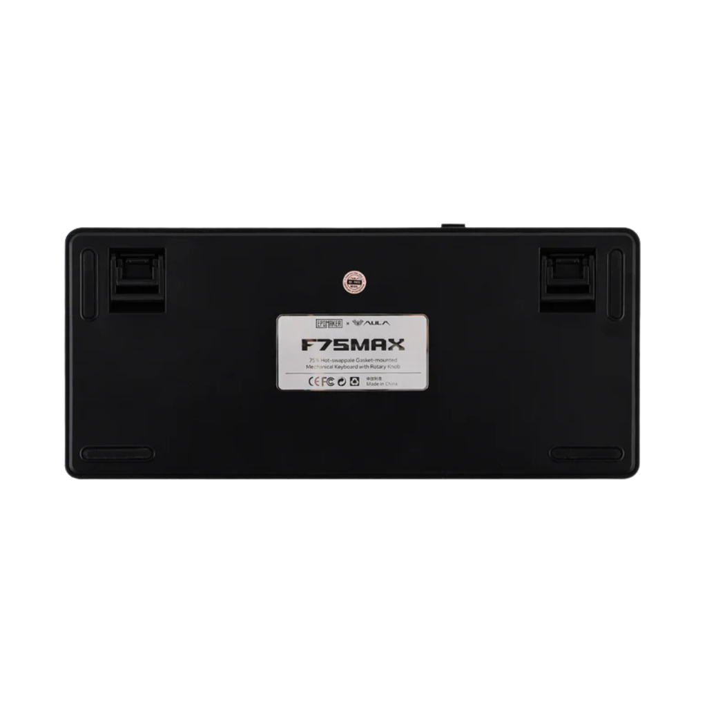 Aula F75 Max Wireless RGB Gradient Gray Reaper Switch Mechanical Keyboard with TFT screen and Knob