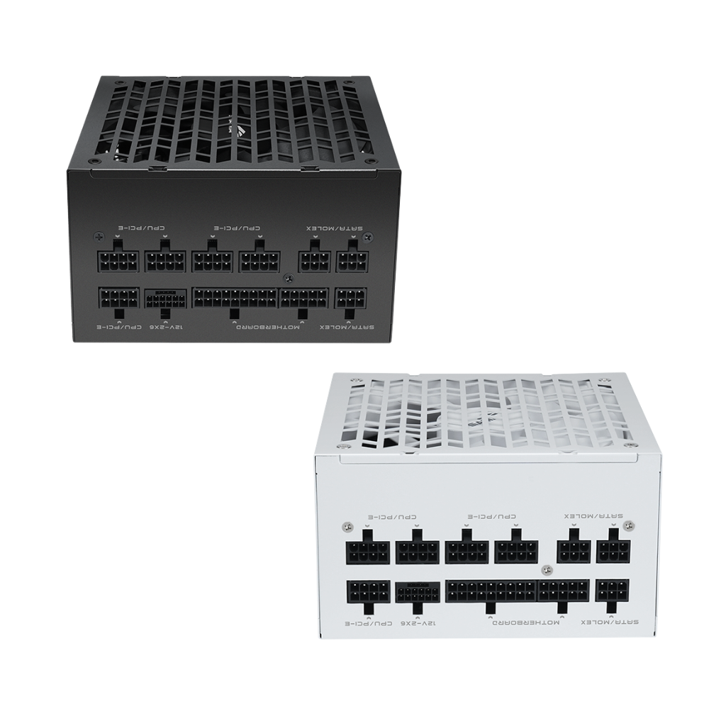 Sama G850 Gold 850W 80+ ATX 3.1 PCIe 5.1 Ready Fully Modular Power Supply with Braided Pattern Cables ( Black G0850-BKGFF001-US | White G0850-WHGFF001-US )