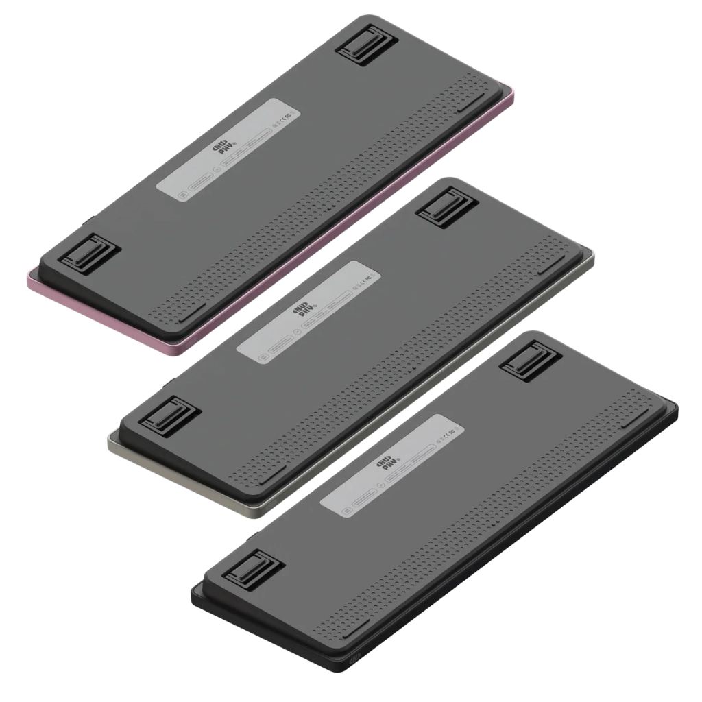 Nuphy Node100 Low-Profile | Blush Nano Keyboard ( Gray / White / Pink )