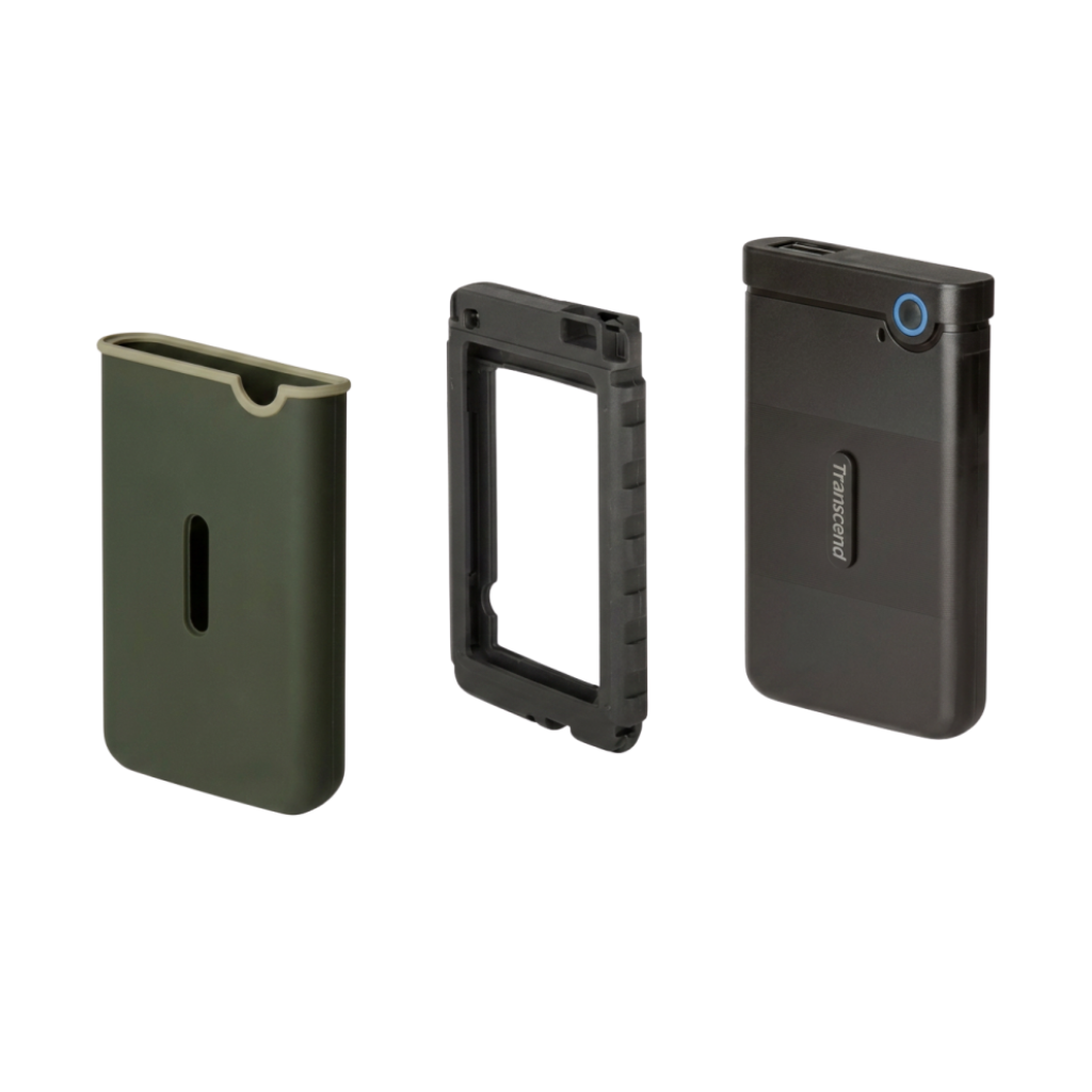 Transcend 2TB Green Portable Slim Hard Drive TS2TSJ25M3G