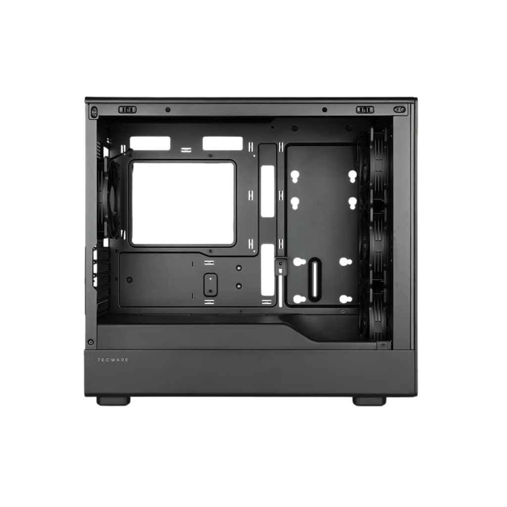 Tecware TITAN M Black TG mATX Case + 4*120mm Fans
