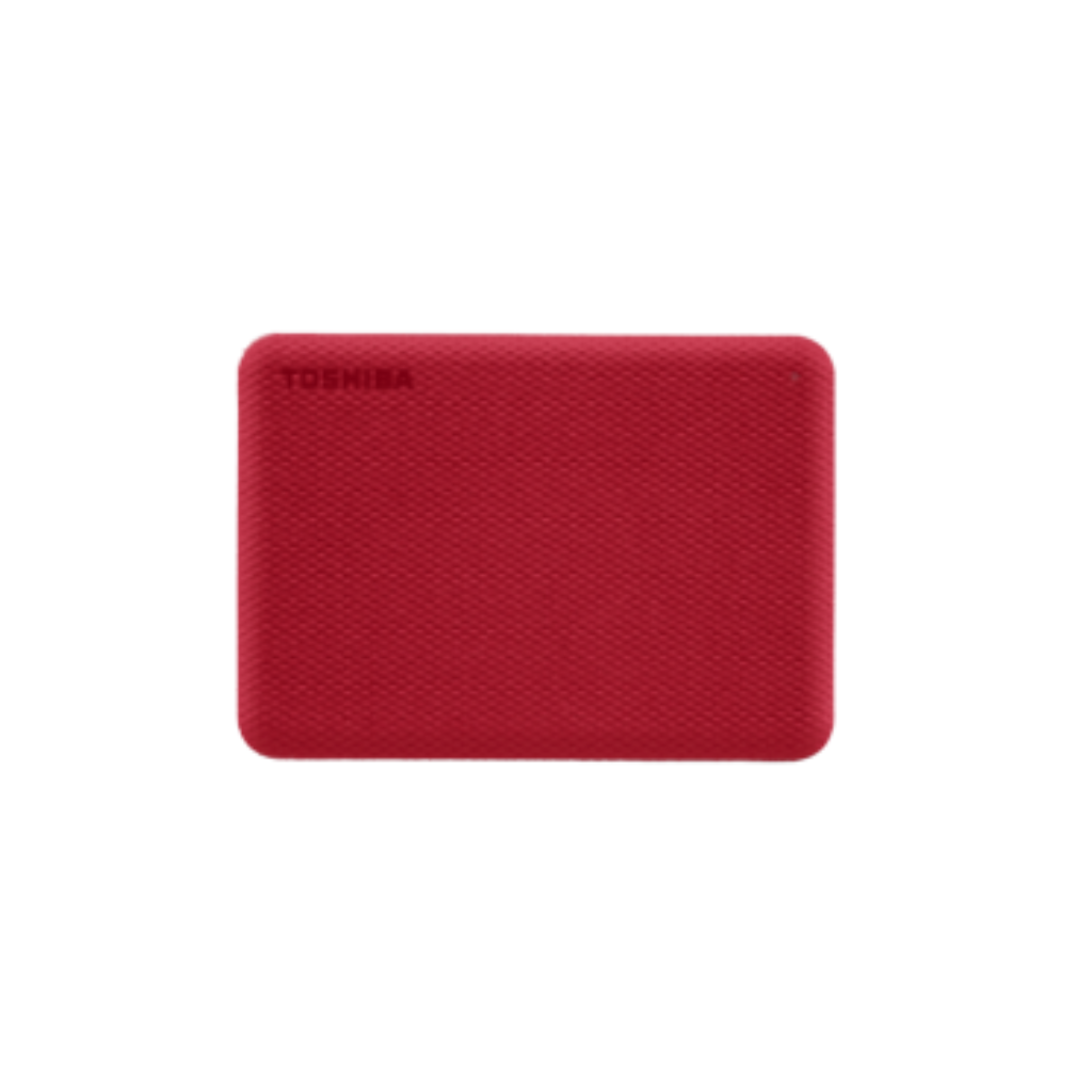 Toshiba Canvio Advance 1TB 2.5" USB 3.2 Portable External Hard Drive DTCA10 (Red | White)