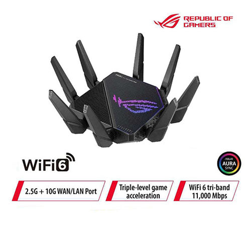 Asus ROG Rapture GT-AX11000 Pro Tri-Band WiFi 6 Gaming Router