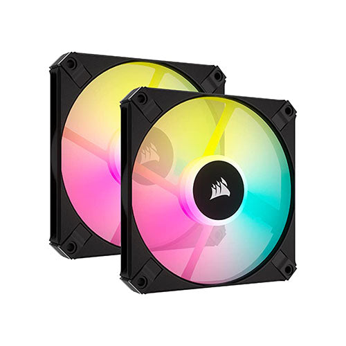 Corsair AF120 RGB Slim120mm Dual Pack ( Black CO-9050163-WW / White CO-9050165-WW )