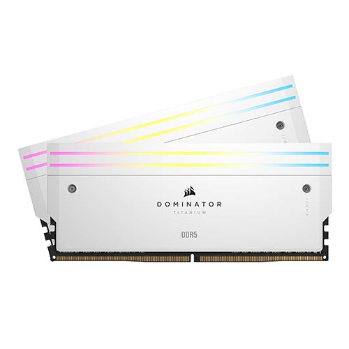 Corsair Dominator Titanium RGB 32GB 16GBx2 Desktop Memory ( Black CMP32GX5M2B6000C30 / White CMP32GX5M2B6000C30W )