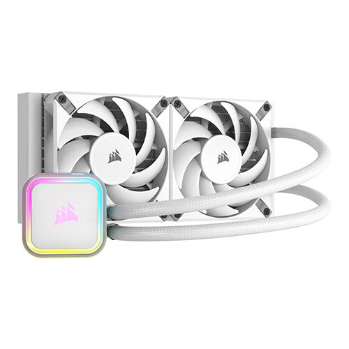 Corsair iCUE H100i RGB Elite Liquid CPU Cooler White CW-9060078-WW