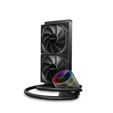 Deepcool Castle 240EX aRGB 240mm AIO LC Cooler ( White DP-GS-H12W-CSL240EX-AR-WH / Black DP-GS-H12W-CSL240EX-AR )
