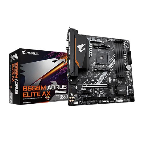 Gigabyte B550M AORUS ELITE AX (AM4) Motherboard
