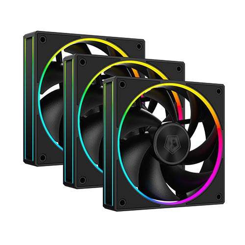 ID Cooling AF-127 aRGB120mm TRIO Fan ( Black AF-127-ARGB-K TRIO | White AF-127-ARGB-W TRIO )