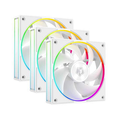 ID Cooling AF-127 aRGB120mm TRIO Fan ( Black AF-127-ARGB-K TRIO | White AF-127-ARGB-W TRIO )