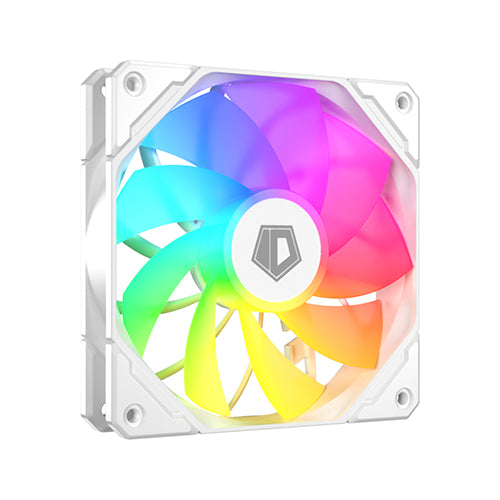 ID Cooling TF-12025 Snow ARGB Reverse 120mm Fan TF-12025-ARGB-SNOW REVERSE