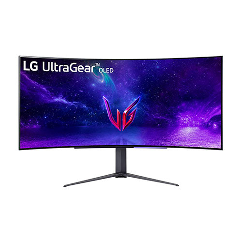 LG 45GR95QE-B 44.5" Curved OLED 240Hz UWQHD HDR600 free HDMI, DisplayPort, USB A to B, Free Remote Controller