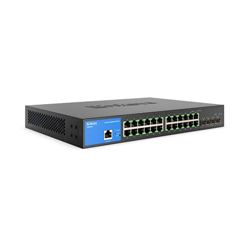 Linksys LGS328C 24-Port Managed Gigabit Ethernet Switch with 4 10G SFP+ Uplinks